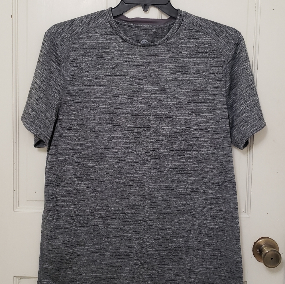 Champion Gray Crew Neck Short Sleeve Jersey Tee Shirt  Size L NWOT
